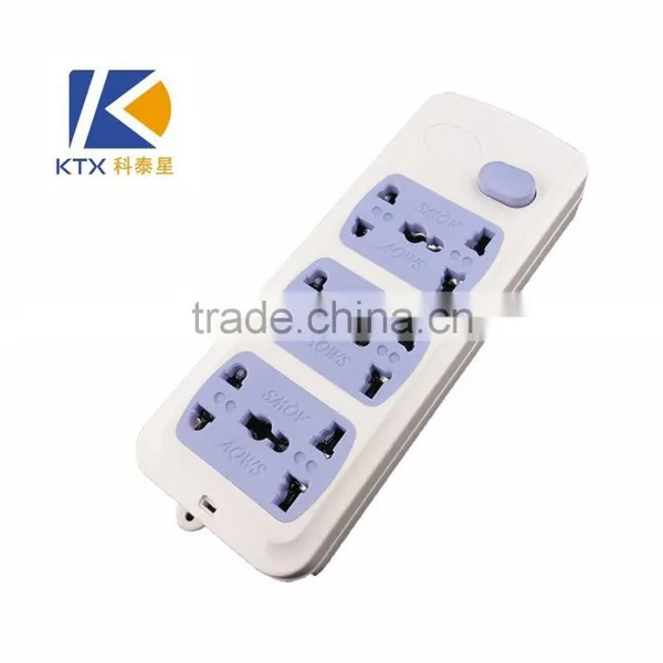 Specialized 6/8/10 Way Universal Multiple Power Strip For 3 Pins