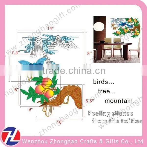 Fashionable Green Style Wallpaper Sticker for Home Decoration photo-4