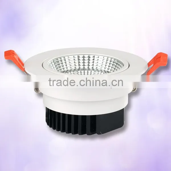 Recessed Round Led Downlight 9w Cob Chip Led Spot Downlight 110-240v photo-3