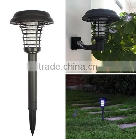 Hot Selling Pest Repeller!Easy to Use IP65 Solar UV Pest Trap Zapper for Garden/farm Outdoor Mosquito Flying Insect photo-6