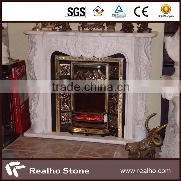 Cheap Price Marble Indoor Fireplace photo-5
