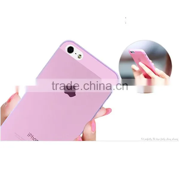 Fashion Design Touch Screen Transparent 4 Colors Ultra Thin Tpu Mobile Phone Case for Apple Iphone Series 6 / 6 Plus photo-4