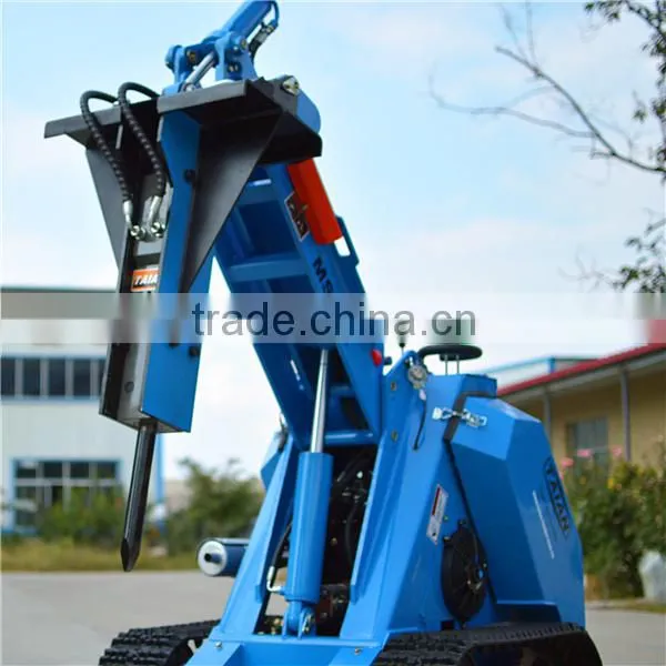 Skid Steer Loader With Hydraulic Breaker Hammar photo-6