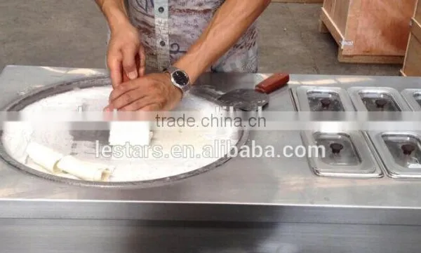 2016 Lestars Miguelitos Multi-functional Flat Pan Frying Ice Pan Machine photo-3