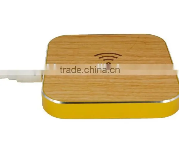 100% Eco-friendly and High Quality Wooden Wireless Charger Wood qi Wireless Charger Pad photo-3