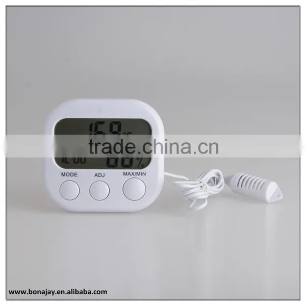 Factory Wholesale Digital Thermo Hygrometer and Clock photo-2