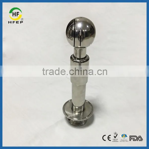 360 Degree Sanitary Stainless Steel Rotary Tank Cleaning Liquid Spray Nozzle photo-2