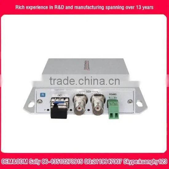 16 Channel Unidirectional HD-SDI 3G-SDI/HDMI/VGI Over Fiber Optic Video Converter Transmitter and Receiver Set photo-5