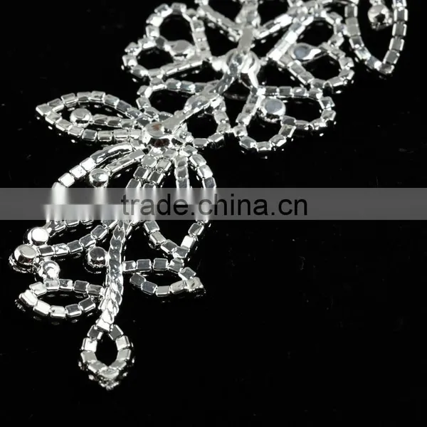 Wholesale Fashion Design Decorative Bling Bling Crystal Bridal Rhinestone Applique for Dresses photo-6