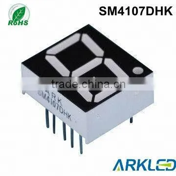 SM4107DHK,7 Segment LED Digital Display,Single Digit