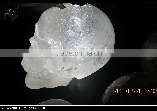 Clear Crystal Skull for Gift or Fengshui photo-3