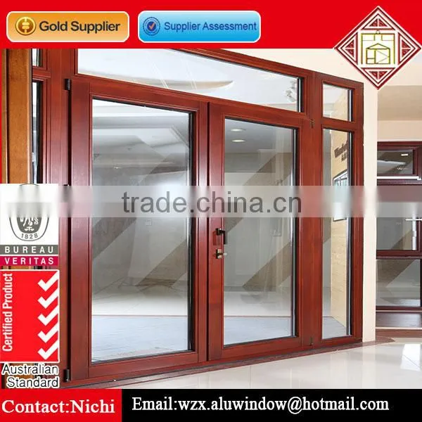 Contemporary Aluminiun Glass Double Front Doors photo-3