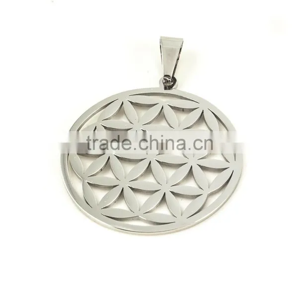 Custom Size Stainless Steel Chakra Jewelry Pendant for Sale photo-3