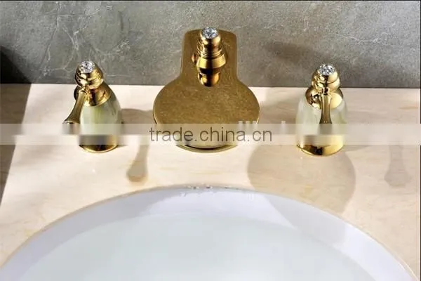 Axe Shape Bathub Waterfall Faucet , Marble Stone Bathtub Faucet With Shower photo-2