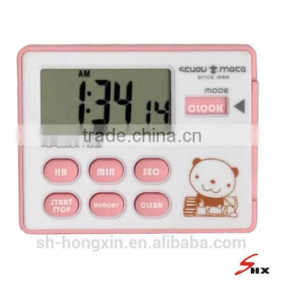 Multfunction Cartoon Digital LCD timer