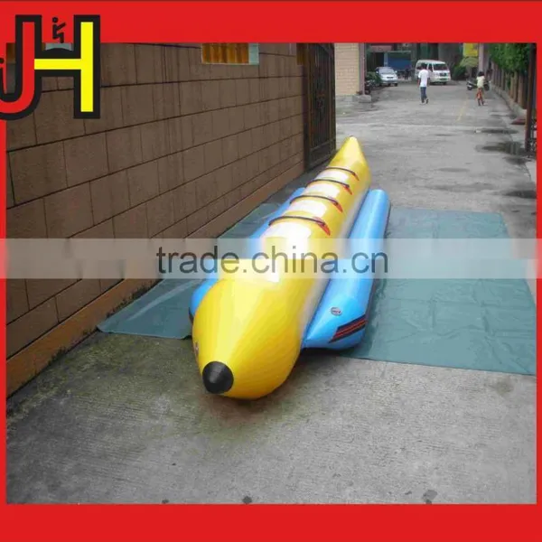 2016 8 Person SingleTube Inflatable Water Games Flyfish Banana Boat For Sale photo-3