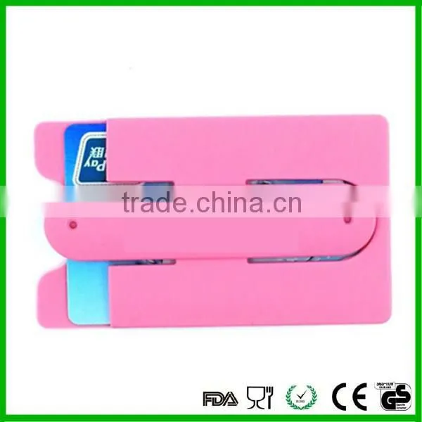 Adhesive Silicone Smart Cell Phone Wallet photo-2