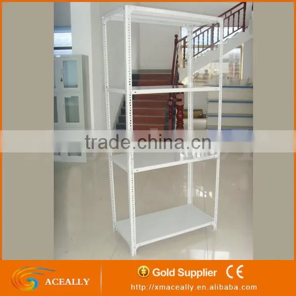 Adjustable Light Duty Industrial Slotted Angle Post Iron Shelving photo-3