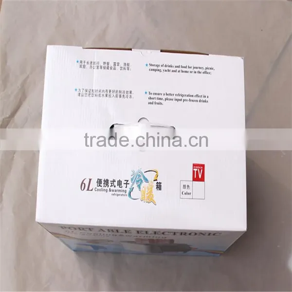 Wholesale 6L 4 Cup Grooves Portable Heating Box Mini Electronic Refrigerator For Car photo-5