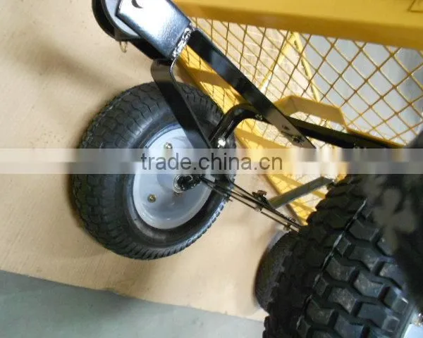 4 Wheel Metal Tool Cart / Steel Mesh Trolley TC4205E photo-4