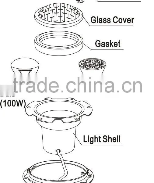 SSN Series Stainless Steel Niche Pool Led Light Underwater photo-2