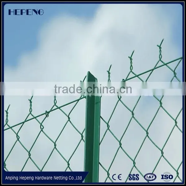 Hot Sale Electro Galvanized Chain Link Fence For Garden/Sport Fence photo-3