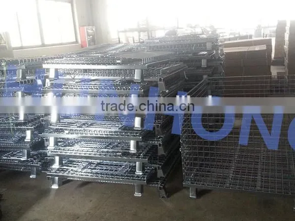 Heavy Zinc Plated Rolling Metal Storage Cage (1200*1000mm) photo-3