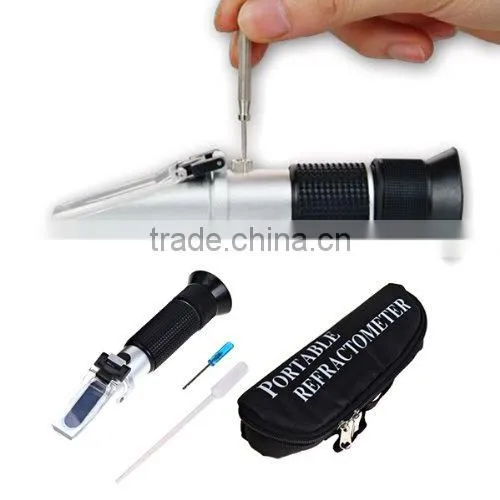 Black Rubber Strip Brix & Beer Sugar Wine Wort SG 0-32% Refractometer photo-4