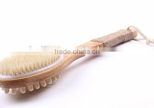 High Quality Bristle Massage Bamboo Body Back Brush photo-2