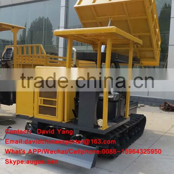 3 Tons Capacity Self Dumper Full Rubber Track Dumper Loading Palm photo-5
