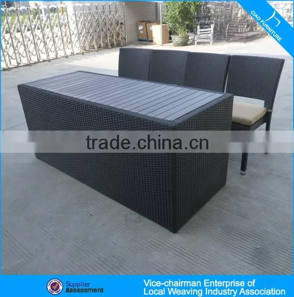 Elegant Outdoor Rattan Bar Furniture Bar Counter and Stool (CF819T) photo-2