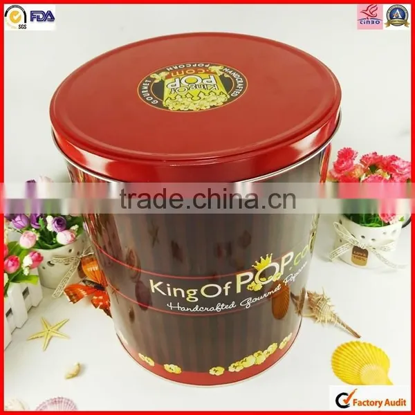 First Grade Round High Quality New Year Gift Packaging Tin Box photo-5