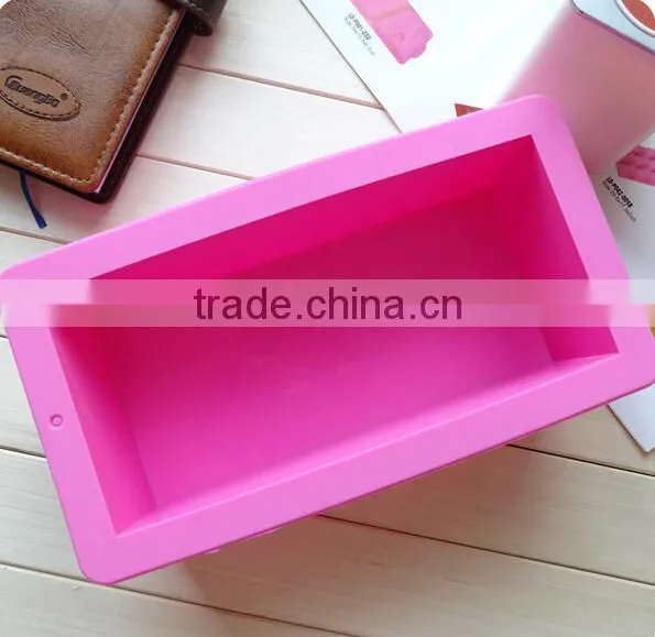 Eco-Friendly Feature and Cake Tools Type Silicone Rectangle Soap Mold photo-2
