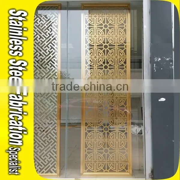 2015 Fashion Design Stainless Steel Decorative Folding Hanging Partition photo-2