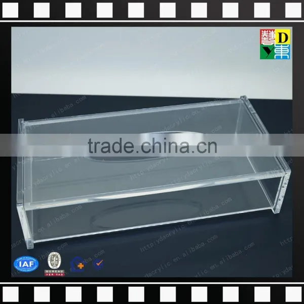 Hot Sale Fashionable Acrylic Tissue Box/case, Acrylic Napkin Holder From Shenzhen Yidong photo-4