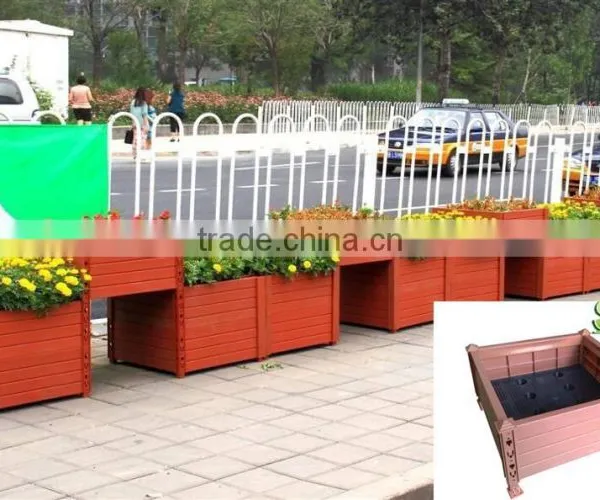 China Online Shopping Decorative Ceramic Pots Modular Plant Box for Garden Flowers photo-3