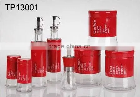 Zibo Glass Kitchen Pot Sets With Stainless Steel Coating