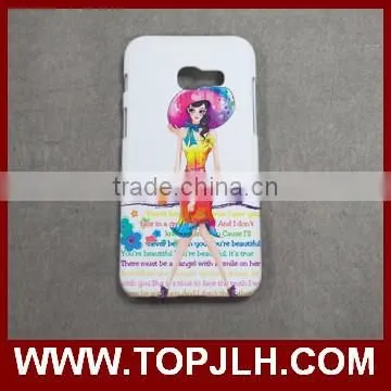 Newest 3D Plastic Sublimation Mobile Phone Case for Samsung Galaxy A3(2017) photo-5
