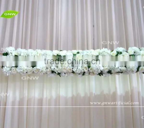 GNW FLW1609015 Ivory and Champagne Flower Wall for Wedding Decoration photo-4