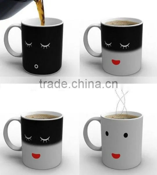 Promotional Design Changing Color Ceramic Cup photo-3
