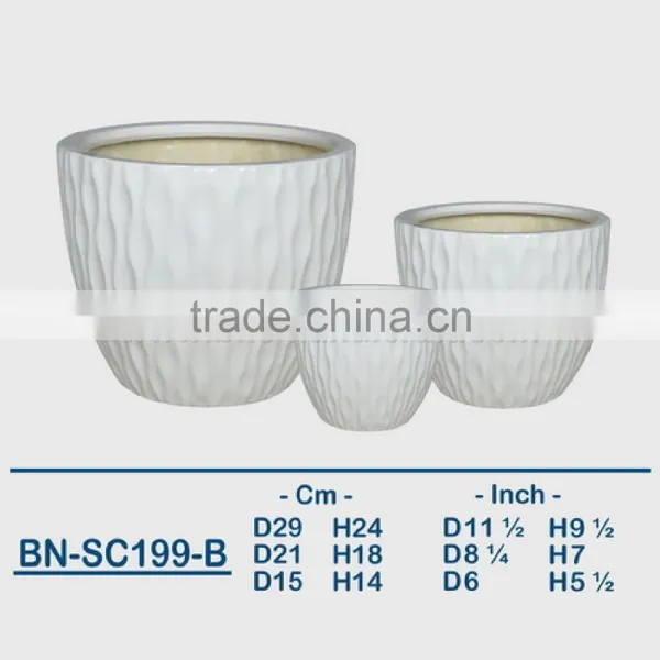 Vietnamese Ceramic Glazed Indoor Pot/ Indoor Planter BN-SC199-A photo-2