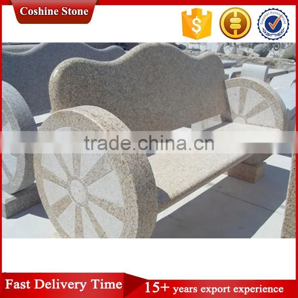 Granite Stone Park Benchs With Backrest photo-5