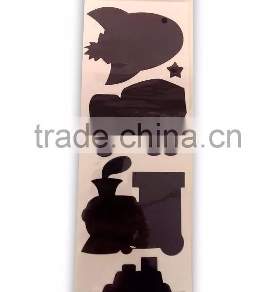 2016 Hot Selling Rewritten Decorative Chalkboard Label for Glass Bottle, Chalkboard Label Sticker With Boat, Train Design photo-2