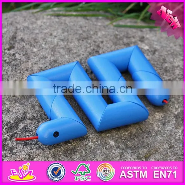 2017 New Products Simulation Animals Kids Wooden Snake Toys W01B035 photo-6