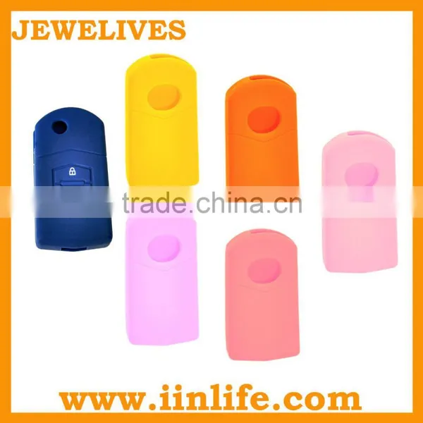 silicone car key cover for mazda,remote case factory