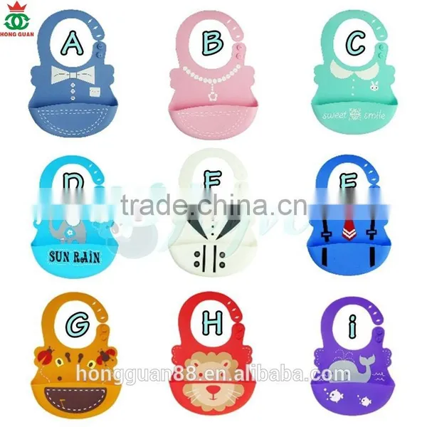 2015 Fashionable and Eco-friendly Silicone Plastic Baby Bib photo-2