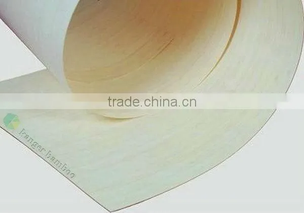 2015 New Design Decoration Material Natural Color Horizontal Bamboo Veneer photo-3