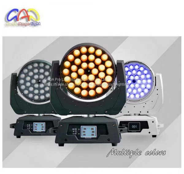 36PCS*15W 5in1 RGBWA LED Moving Head Zoom Beam Light