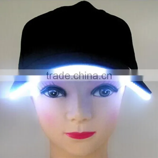 Blank Fiber Optic Cap , Flashing Cap , Led Light Caps And Hats Wholesale photo-2