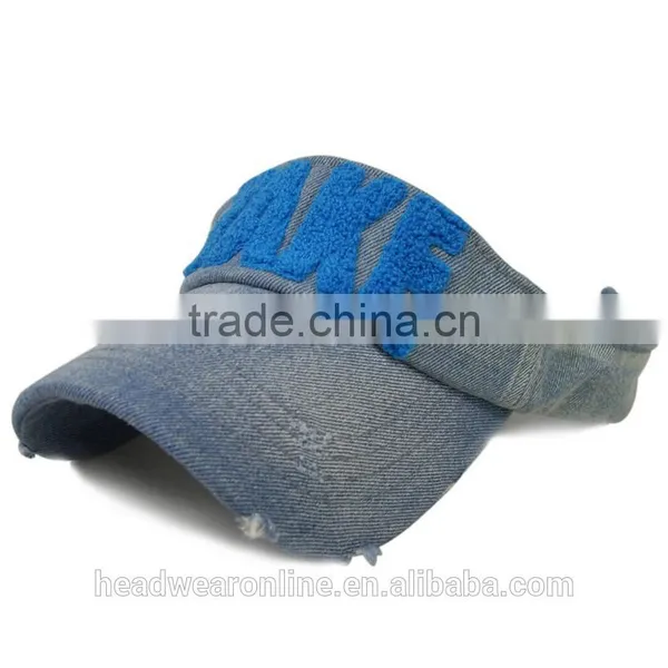 High Quality Sun Visor Cap With Embroidery Logo Made in Guangdong photo-3